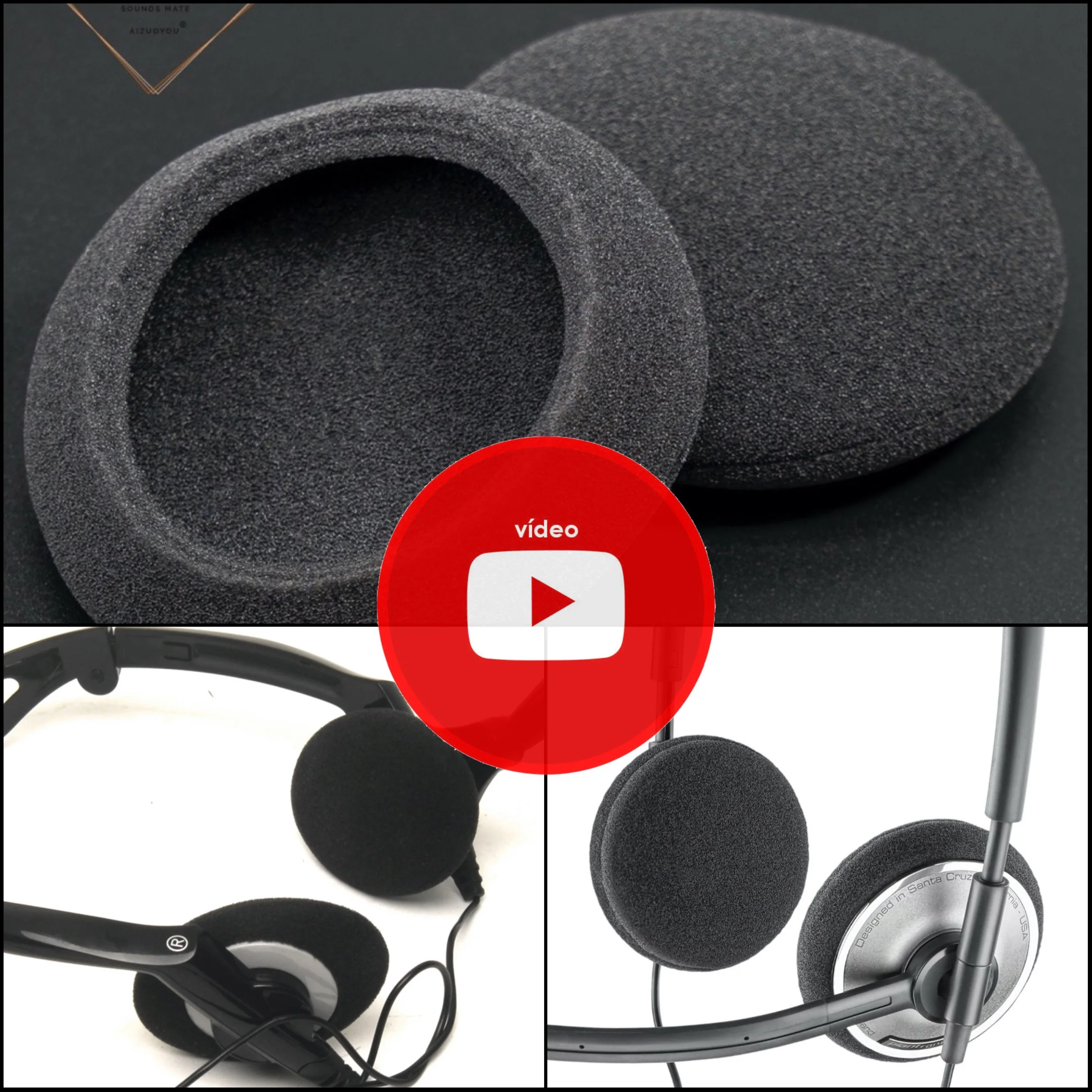 Earpad Replacement Plantronics Audio 648 Ear Cushions Earpad