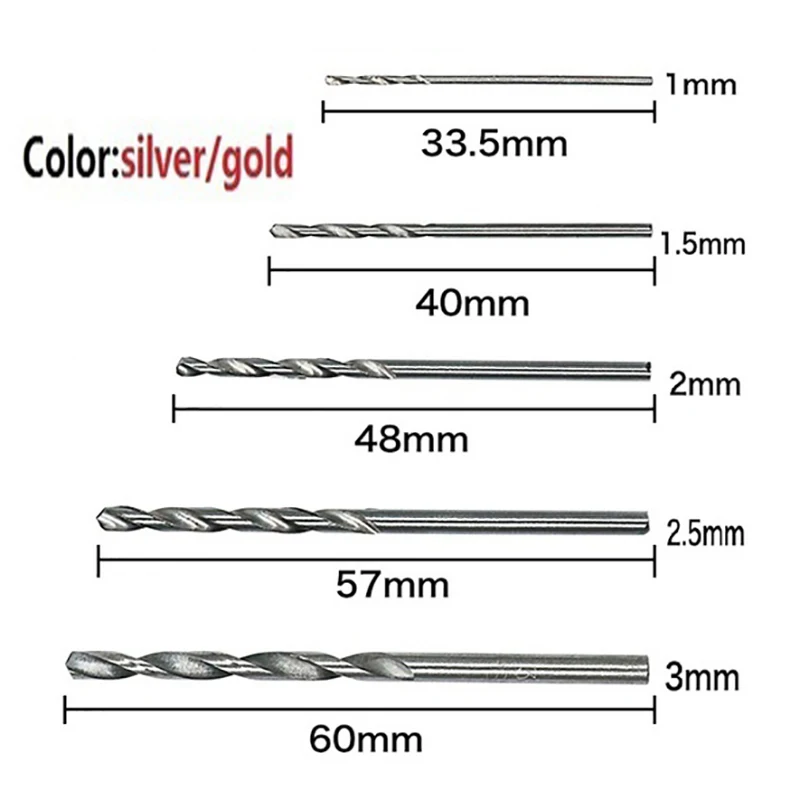 Premium Titanium Coated High-Speed Steel Drill Bit Set – 100/50 Piece Assortment