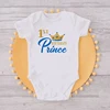 1st Birthday Prince Family Matching Clothes T Shirts Boys Birthday Party Dad Mom Sis Bro and Me Family Look Outfit T-shirt Tops 6