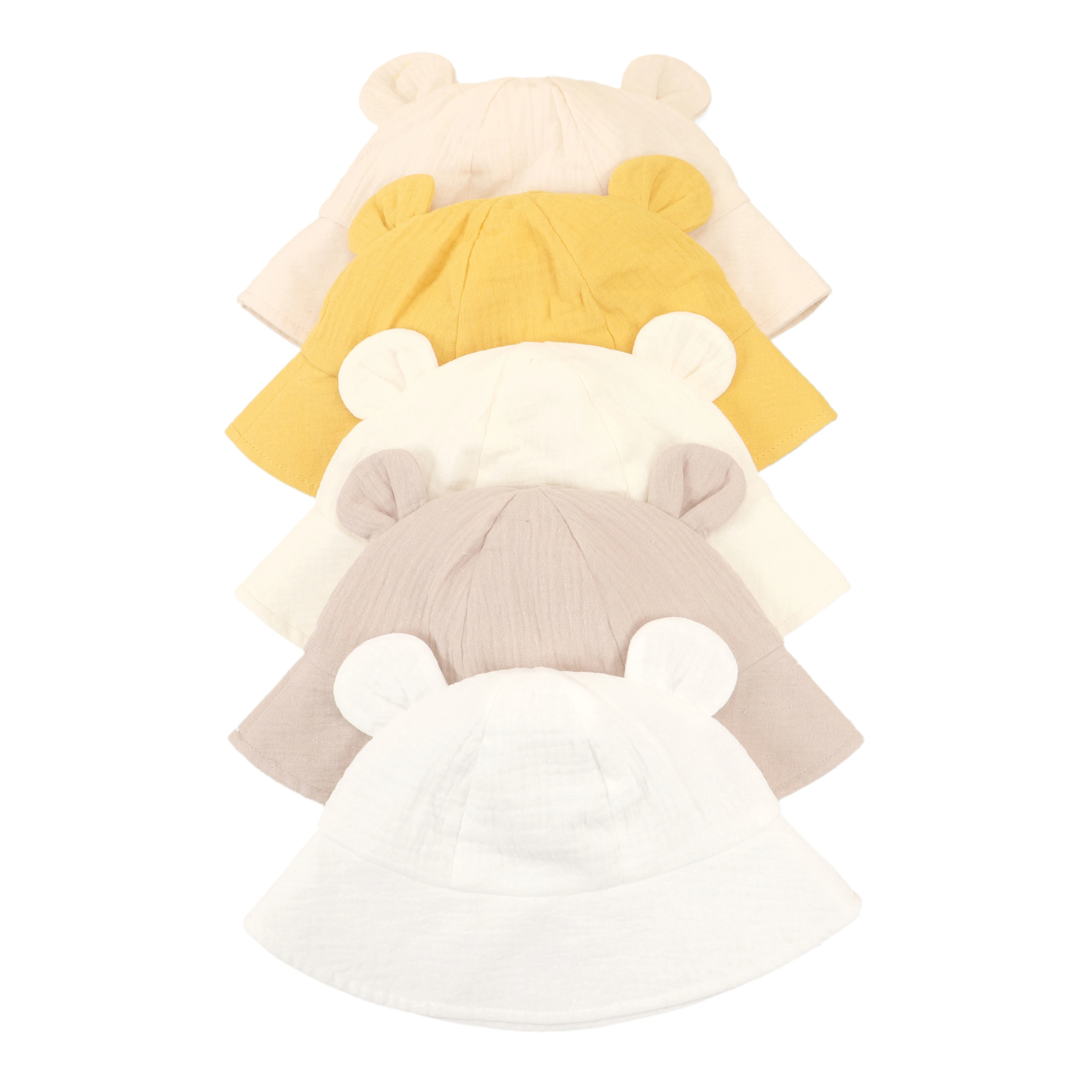 Sun Hat Bucket Hat Baby Summer Sun Hat Bucket Hats For Girls Pure Cotton Beach Toddler Outdoor 0-48M