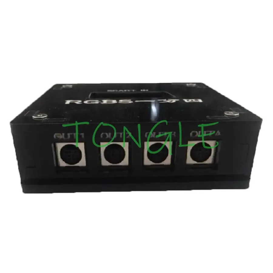 RGBS SCART 아크릴 비디오 스위처, 스플리터, 자동 변환 보드, 아케이드 게임 장치, 1 in, 4 out, 5 out