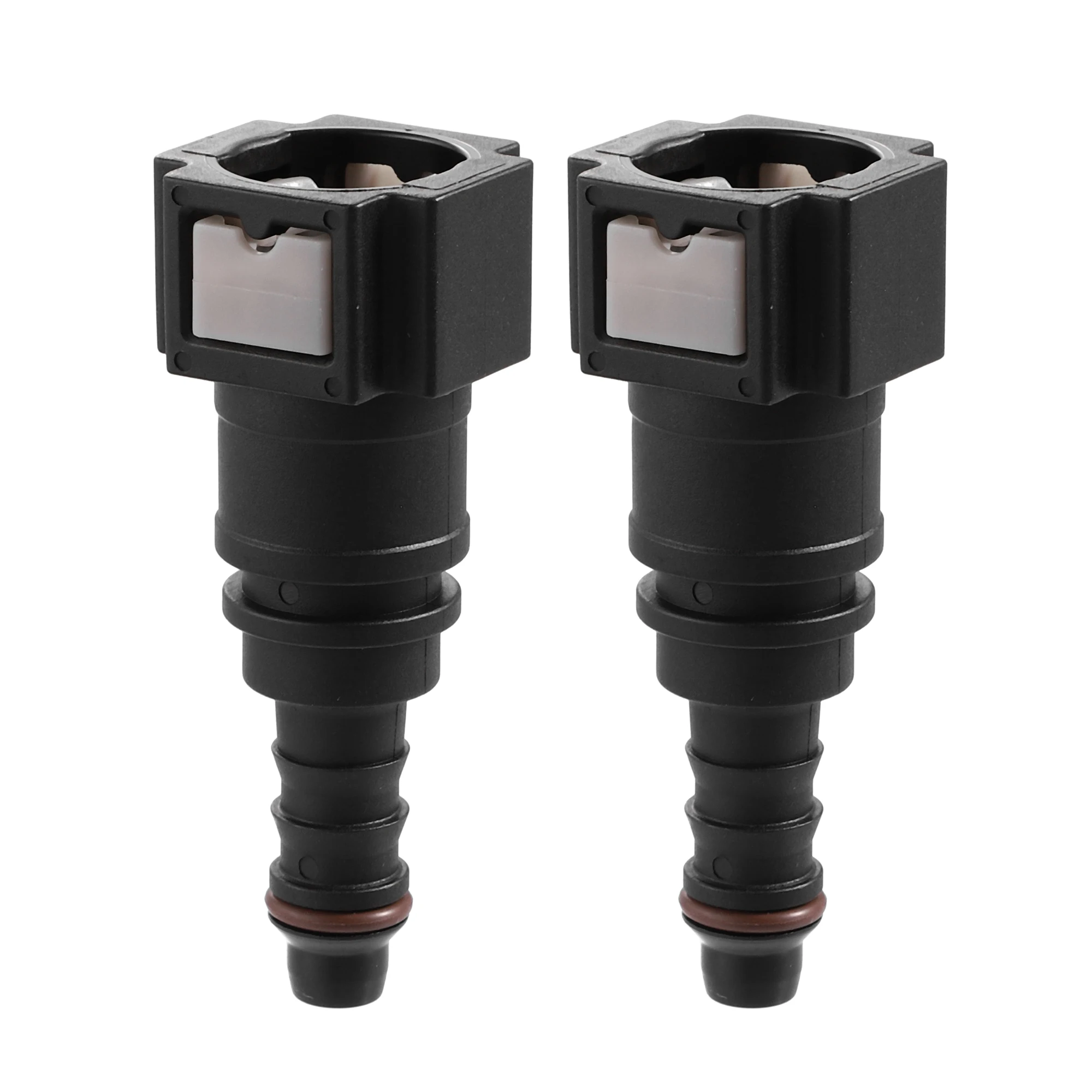 X AUTOHAUX Connettore Carburante A Sgancio Rapido 11,8 Mm SAE Per Tubo Nylon 10 Mm – 2 Pezzi In Nylon, Collegamento Dritto