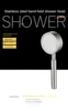 Premium High Pressure Rainfall Shower Combo with Stainless Steel Hose Rain Shower Head and Hand Held Shower Set 3pcs Set 3