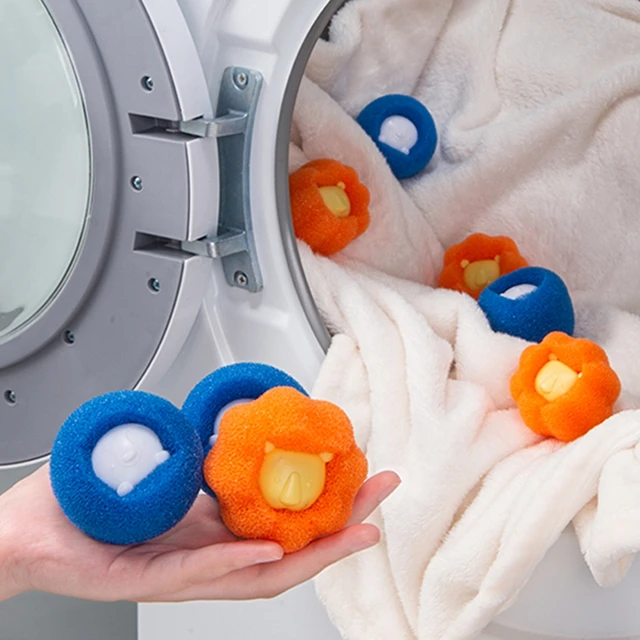 Boule à laver les cheveux collants pratique et efficace pour le nettoyage  des vêtements