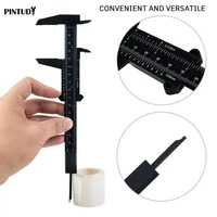 1PC plastique vernier étrier affichage numérique étrier Mini texte jouer étrier étudiant vernier règle 0 à 150mm outil de mesure 2