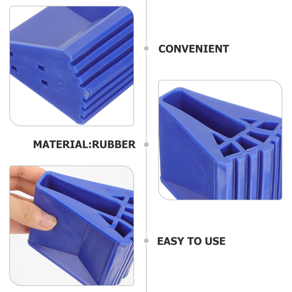Thick Rubber Ladder Feet Pad Anti Slip Covers Ladder Foot Protector Retractable Feet Construction Tools Scaffolding Parts