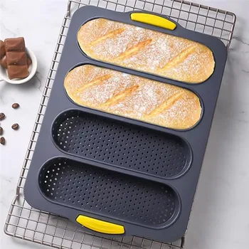 Large Silicone Baguette Baking Mold 1