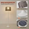 Outdoor Solar Floor Lamp,Waterproof Rattan Floor Lights For Patios, Decks, Garden,Outdoor Floor Lamps For Patio Plug In 4