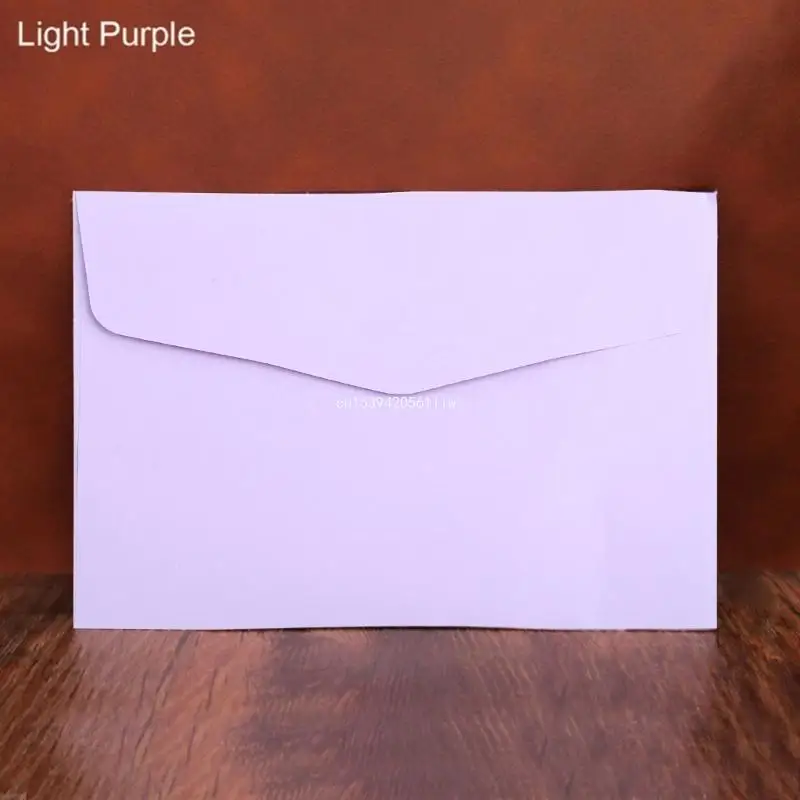 Set of 10 Pcs Retro Kraft Paper Envelope Papers Postcard Invitation Envelopes