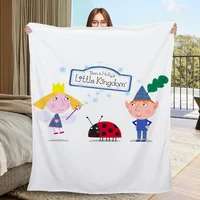 Ben Hollys Little Kingdom Children's Blanket Cartoon Blankets & Throw Blanket Fluffy Cobija Decorative Blankets for Sofa Knee 2