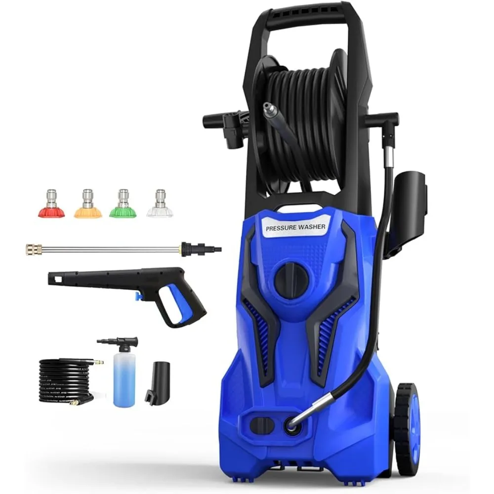 

4500 PSI 3.2 GPM Power Washer for Cars Washing with 25FT Pressure Hose， Electric Pressure Washer , Blue