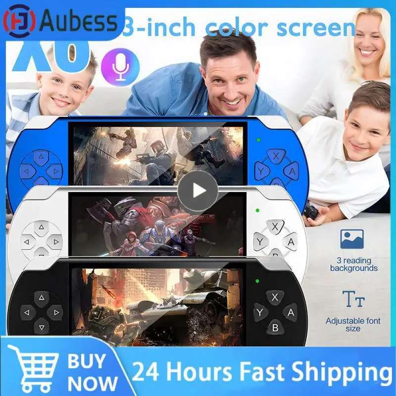 

Обновленная игровая консоль 1000 -1000, карта памяти 16, 32, 64, 128 ГБ, черная портативная игровая консоль