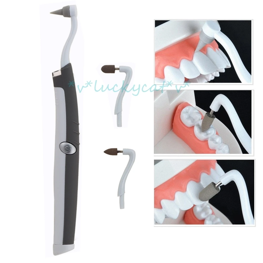 new dental 3 in1 Sonic Odontoli Vibration Dental Pick Stain