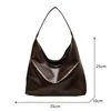 Large Capacity Red Bag For Women 2025 New Retro Texture Single Shoulder Tote Bags Fashion Versatile Casual Ladies Handbags 6