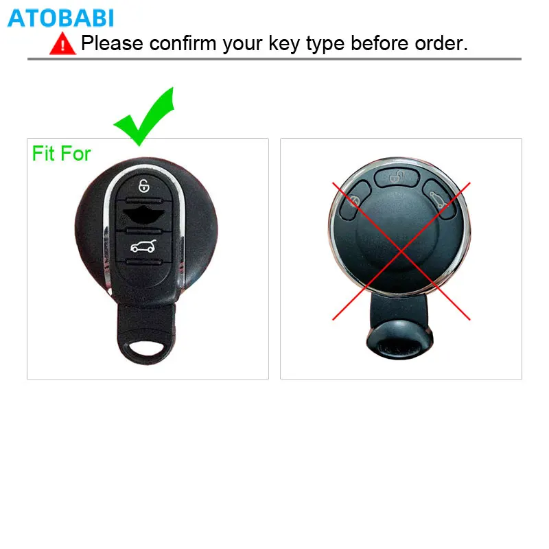 ABS Car Key Case Keychain Holder Smart Remote Fobs Protector Cover for BMW Mini Cooper F54 F55 F56 F57 F60