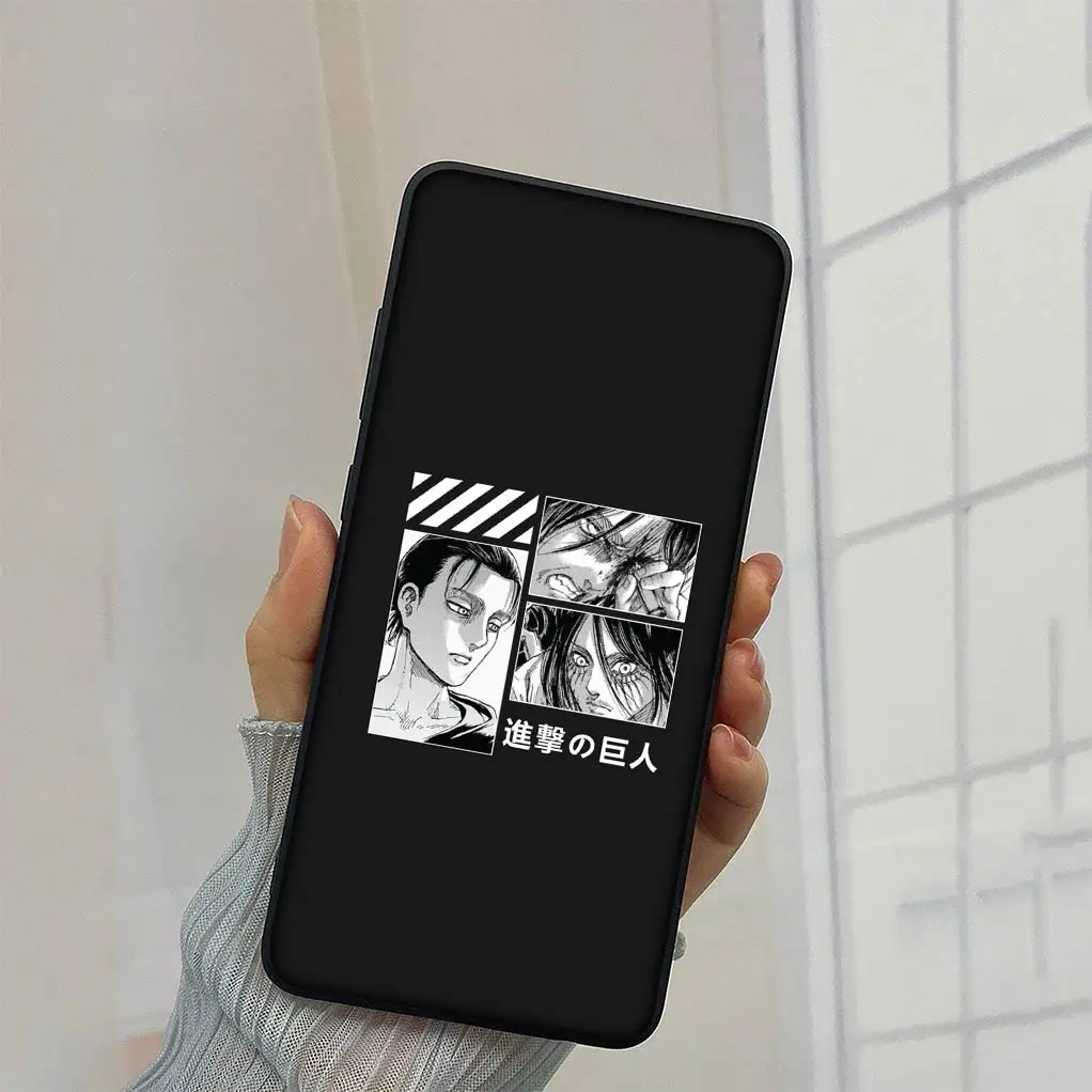 Levi & Eren Jaeger Attack on Titan Soft Phone Case Cover