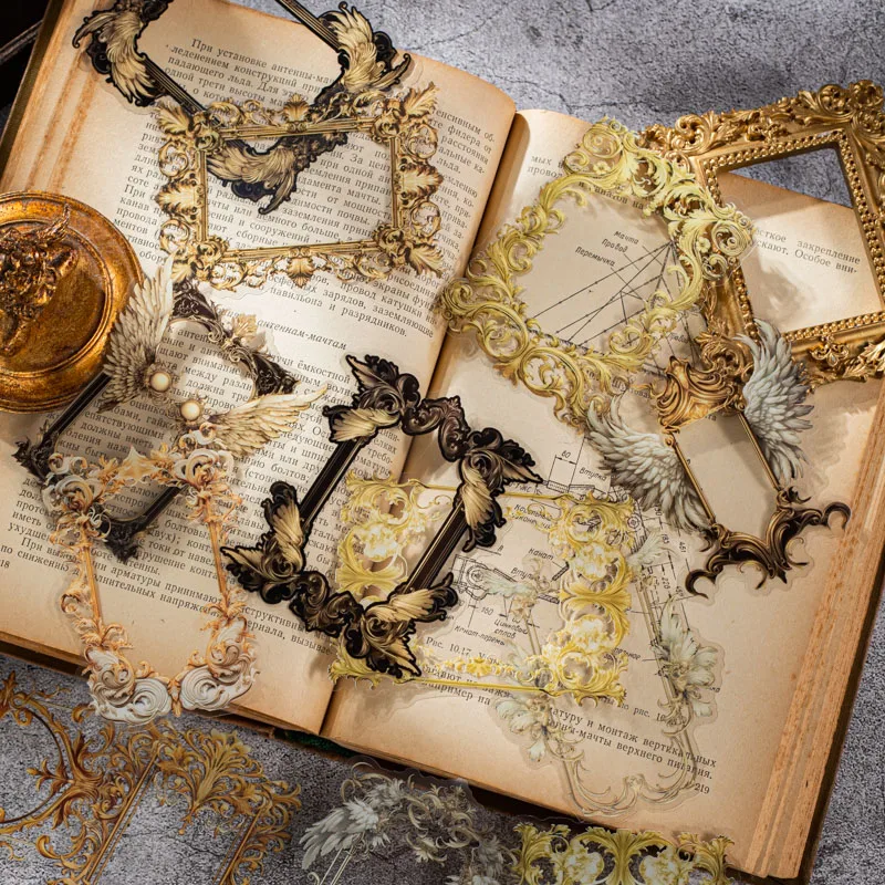 

10 листов наклеек Lilith сад Дневник открытки основание декорация материал Справочник Крылатый DIY Скрапбукинг вырез 12*11 см