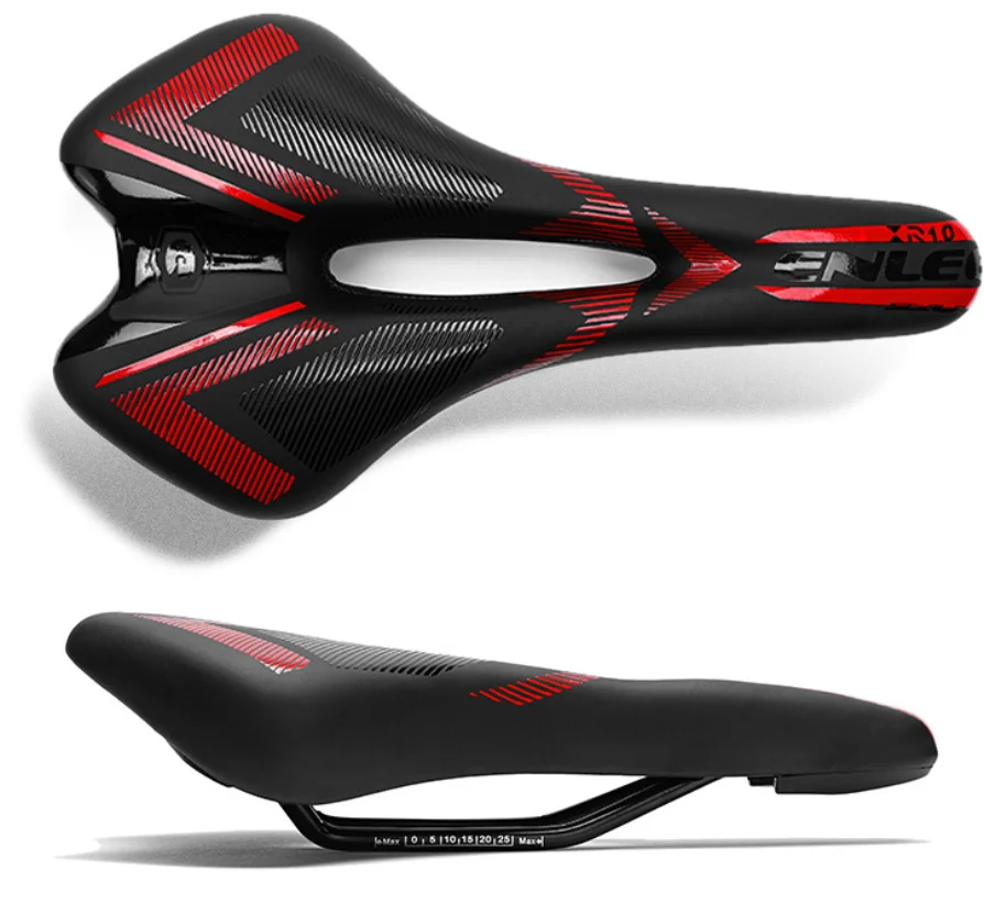Selle Rembourrage Mémoire De Forme Respirante VTT Gravel Selle De Vélo Large, Douce, Confortable Et Respirante, Amortissant Les Chocs, Selle De Vélo Ergonomique, Selle De Vélo Pour Homme Et Femme, Vélo Gravel