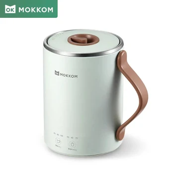 Mokkom 휴대용 전기 주전자 건강 컵, 가정 사무실 전기 물 보일러, 다기능 스튜 차 요리 죽, 350ml