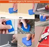 4-Piece Silicone Caulking Tool Set - Versatile, Easy Clean-up, & Professional Sealant Spreading 4
