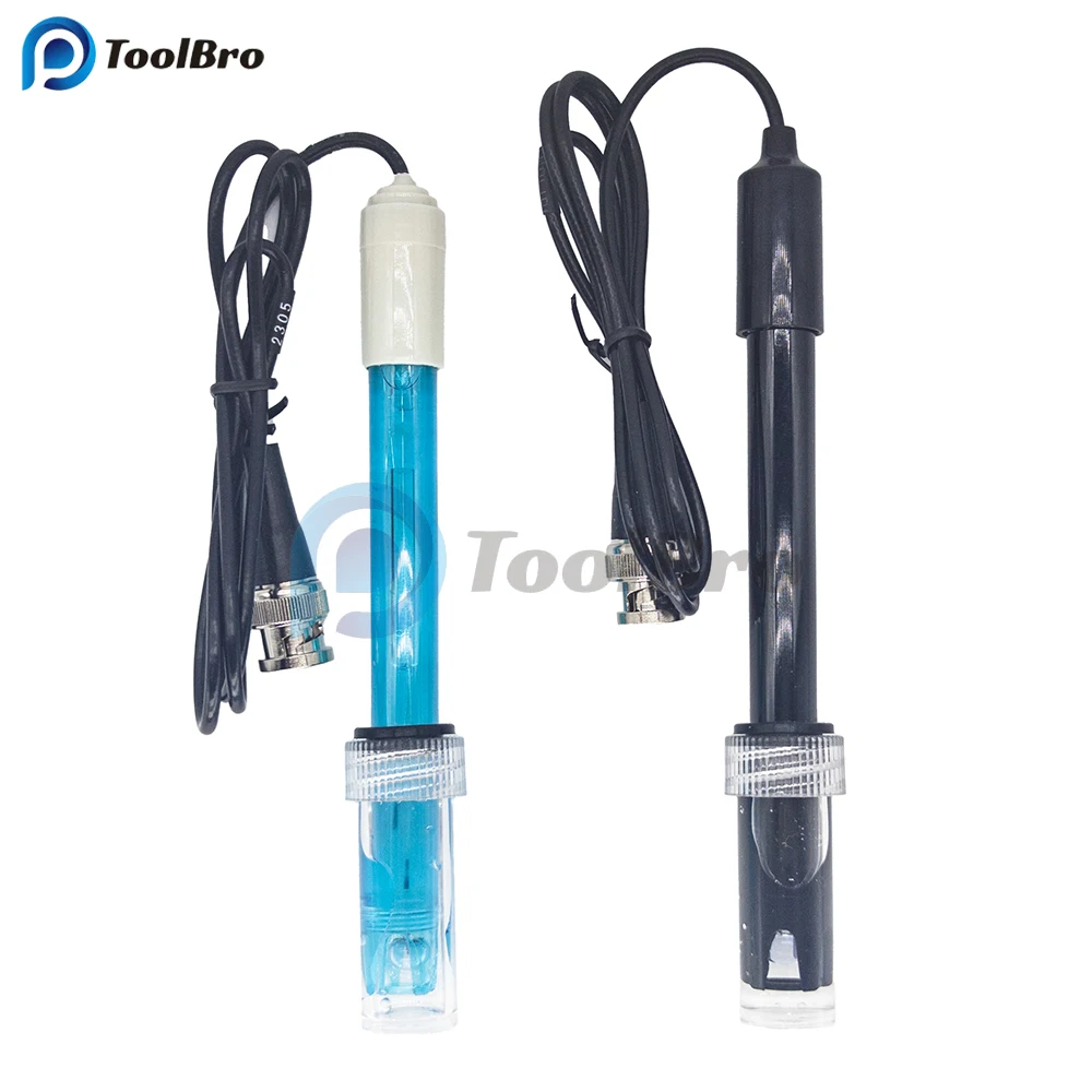 PH Electrode Sensor Probe Factory Industry Experiment Laboratory Pool Water Analyzer PH Meter Tester PH Probe BNC Connector