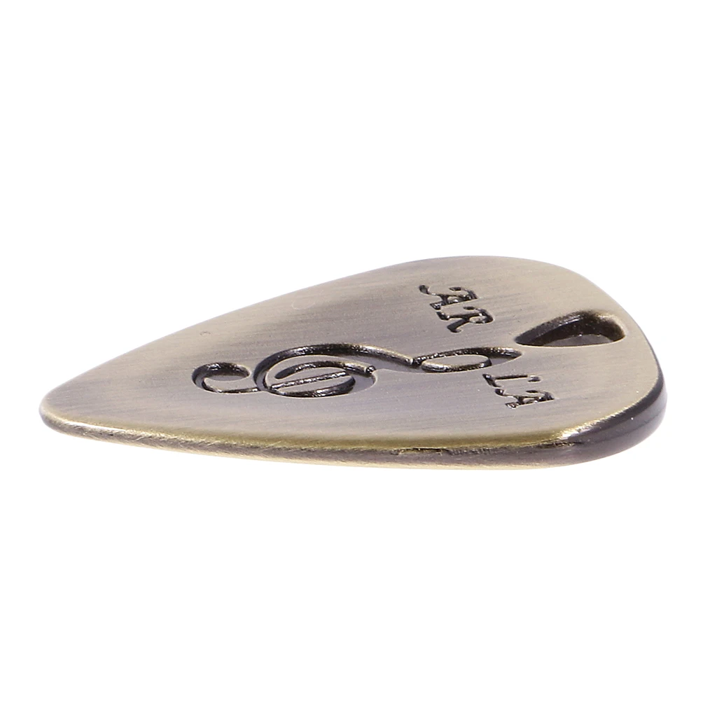 어쿠스틱 일렉트릭 기타 학습자를위한 전문 아연 합금 픽 플렉트럼 악기 현악기 부품 액세서리