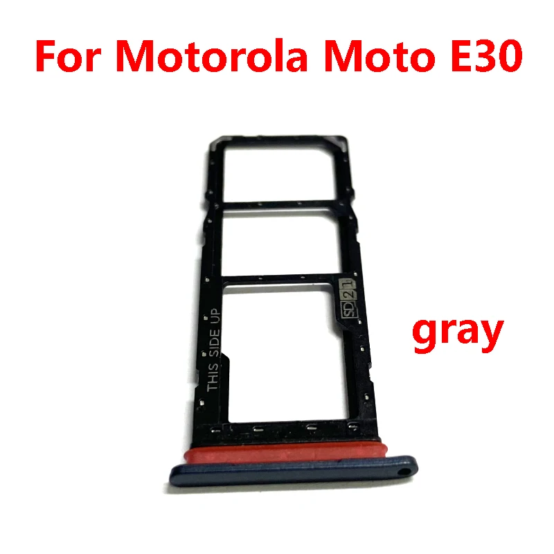 Sim Card Slot Tray Holder Sim Card Reader Socket For Motorola Moto E20 E30 E40 E