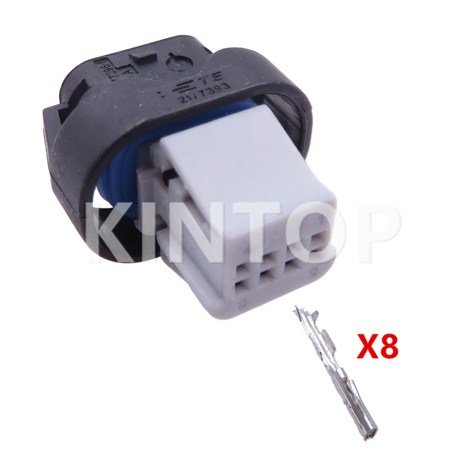 Lot De 5 Connecteurs Automobiles 8 Trous 6-2177395 2177393-1 - Pour Caméra De Recul, Câblage Voiture