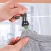 1 Pcs Anti-Slip Stainless Steel Trouser Hangers Coat Hangers Skirt Clip Garment Clothes Hanger Trousers Adjustable Rack Clip 3
