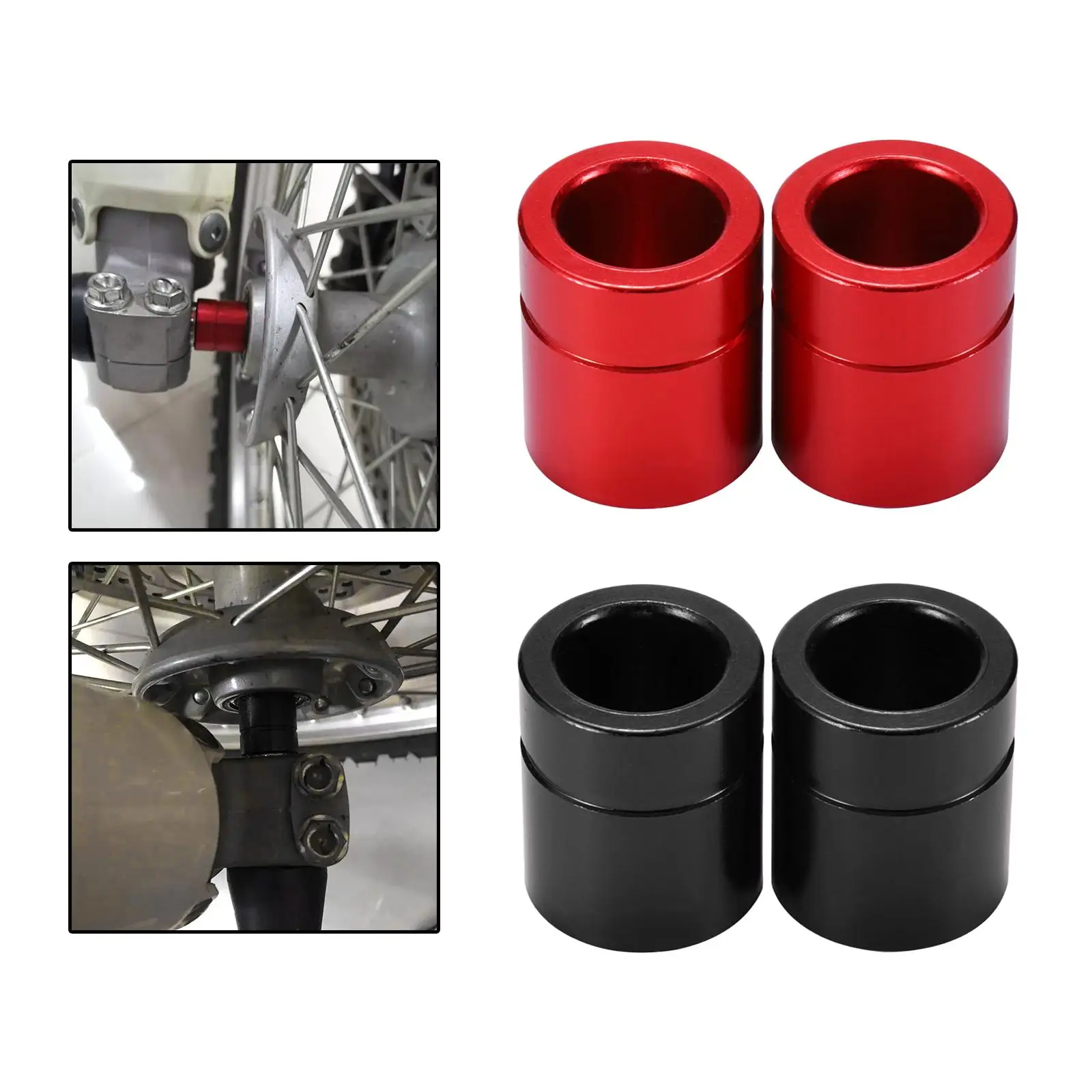 2x Front Wheel Hub Spacers CNC Crf250L Crf250M Crf300L 17-21
