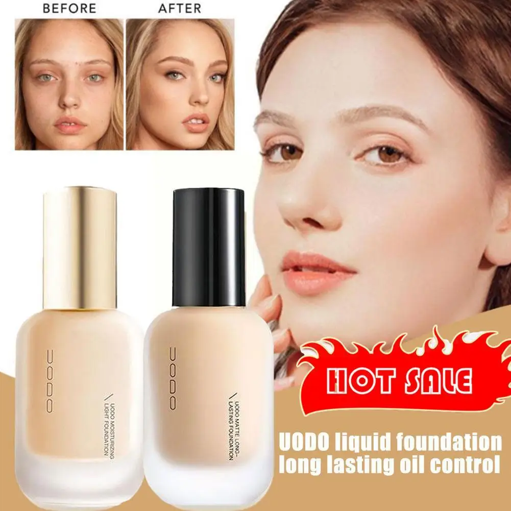 

UODO 30ml Liquid Foundation Concealer Long-lasting BB Cream FSkin for A Lasting Bright Dry To Oily Skin Care R7Y2