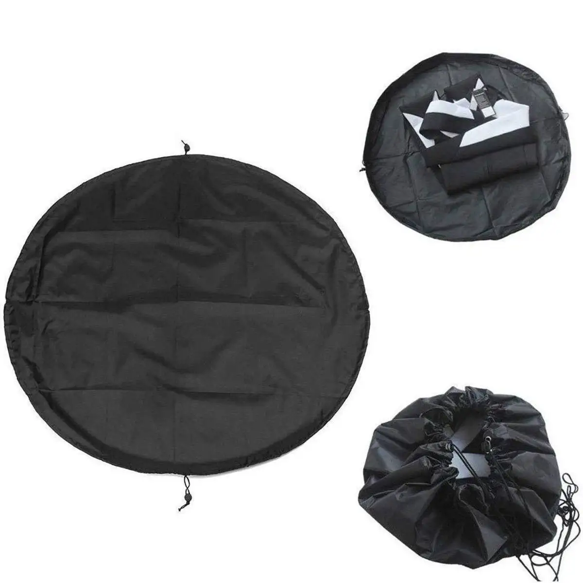 Diving Wetsuit Changing Mat Protective Storage Waterproof Foldable Dry Bag Surfers Beach Swimming Polyester Drawstring storage bag sports accessory