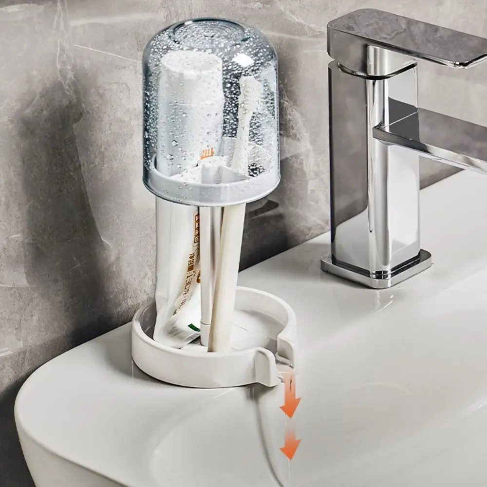 Dust-Proof Wash Cup Toothpaste And Toothbrush Rack Household Mouthwash Cup Set Toothbrush Holder Bathroom Organizer