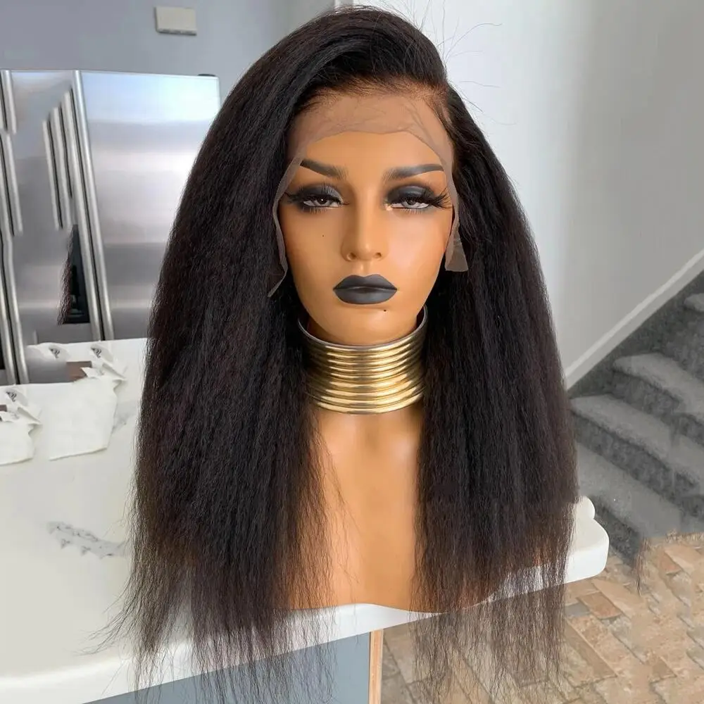 soft-glueless-180-density-26inchnatural-black-yaki-kinky-straight-lace-front-wig-for-women-with-baby-hair-synthetic-preplucked