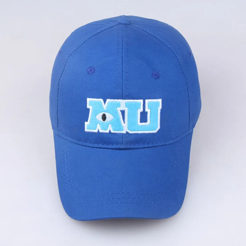 Pixar Monster University MU Baseball Cap For Men Women Sullivan Sulley Mike Embroidery Snapback Cap Cotton Sun Dad Hat Casquette 3