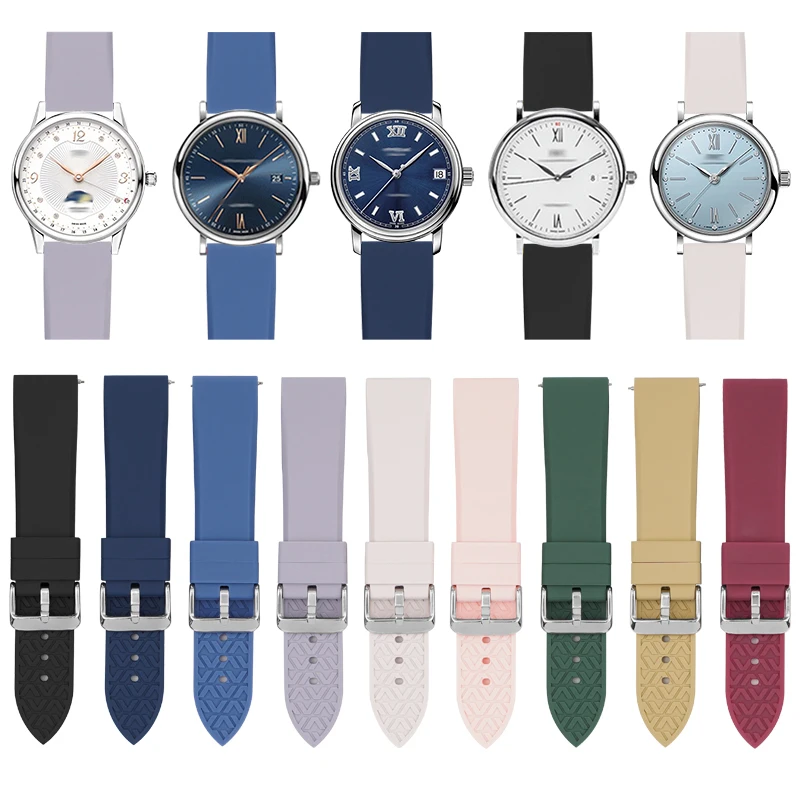 High-Quality Silicone Universal T-Shaped Watch Sports Strap - Waterproof Replacement Strap