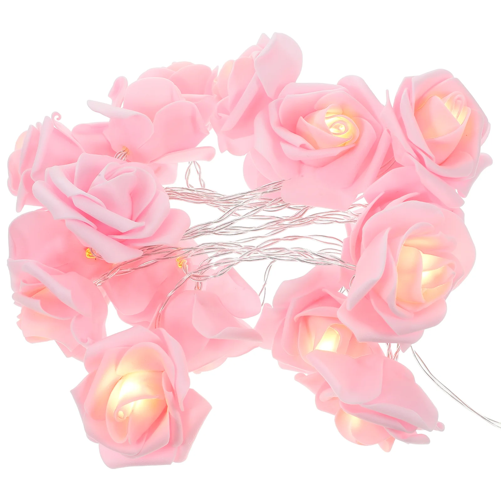 

300cm 20Led Rose String Lights Operated Flower Garland Fairy Lights Valentine'S Day Wedding Party Christmas Lights