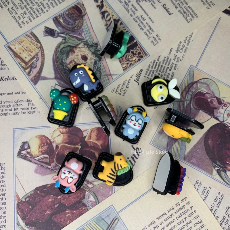 1PCS Multifunction Masks Keys Organizer Hanger Hangers Animal Car Hooks Wall-mounted Home Decor Blossom Sundries Holder Hooks