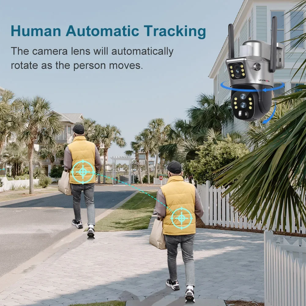 LS VISION 4G/WIFI كاميرا تعمل بالطاقة الشمسية لاسل...