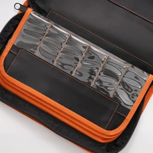 Lishi 2 in 1 도구 가방, 휴대용 내구성 보관 자물쇠 도구 가방, Lishi 도구용, 50 개, 2023 신제품