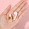50pcs 1ml Clear Mini Glass Dropper Bottles Small with Glass Eye Dropper for Essential Oils Sample Traveling 3