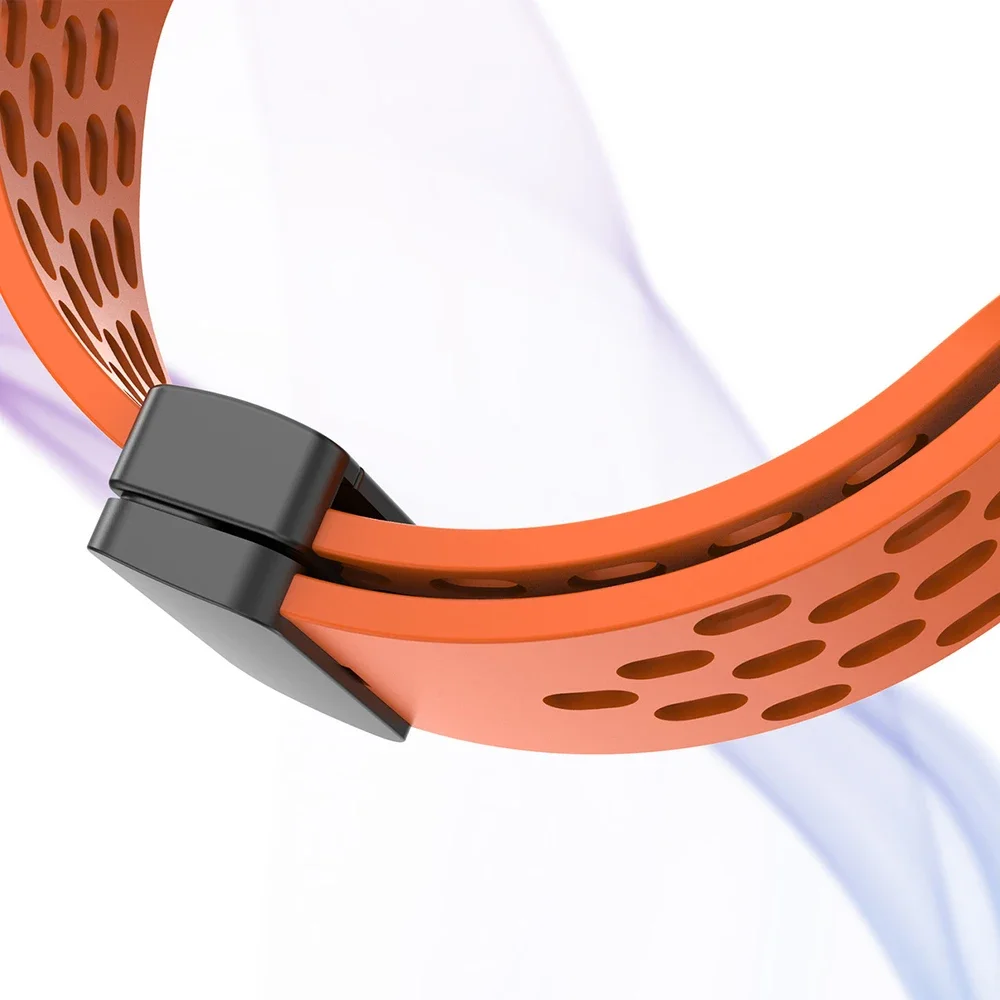 22mm 20mm Magnetic Strap for Samsung Galaxy Watch 4 5 6 7 4/6 Classic Active 2 Silicone Band for Amazfit Bip 3 Huawei GT4 GT3 2e