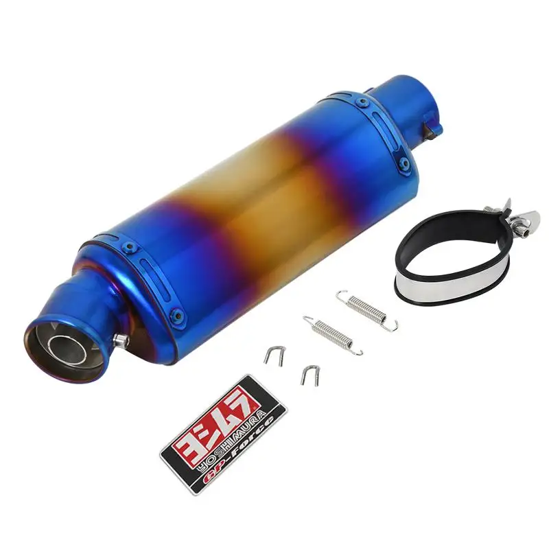 51MM Universal Motorcycle Exhaust Pipe Escape Muffler With Removable DB Killer Silencer For Dirt Street Bike Stainless Steel - Image 2