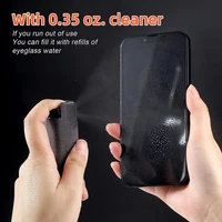 2 in 1 Microfiber Screen Cleaner Spray Bottle Mobile Phone Tablet Computer Microfiber Cloth Cleaning Wipes For iPhone Samsung Mi 2