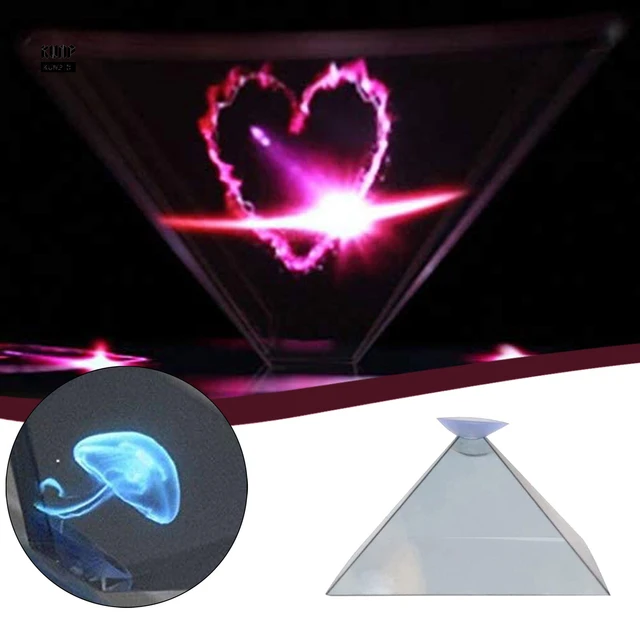 3d Holographic Pyramid Mobile Projector Hologram for Smartphone iPhone  Samsung