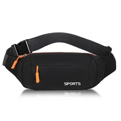 Universal Waterproof Waist Pack Belt Bag for Travel, Fitness, and Outdoor Adventures (Black)