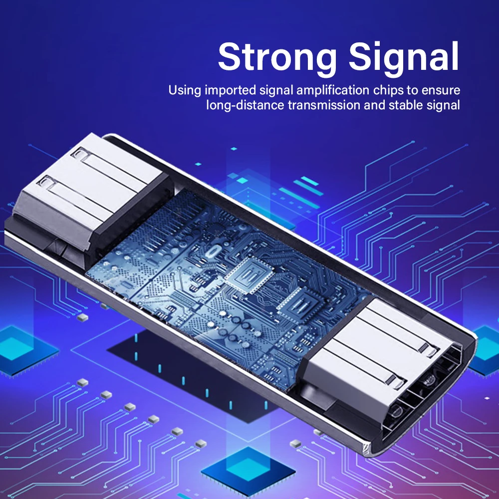 Premium HDMI Signal Amplifier & Extender - 8K/4K HDR Video Booster Adapter