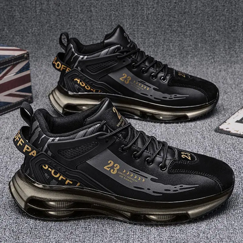 high sole platforms sneakers male running running man basketball sport man men's sports shoes sport krasovka adult lofers 0201 view 4