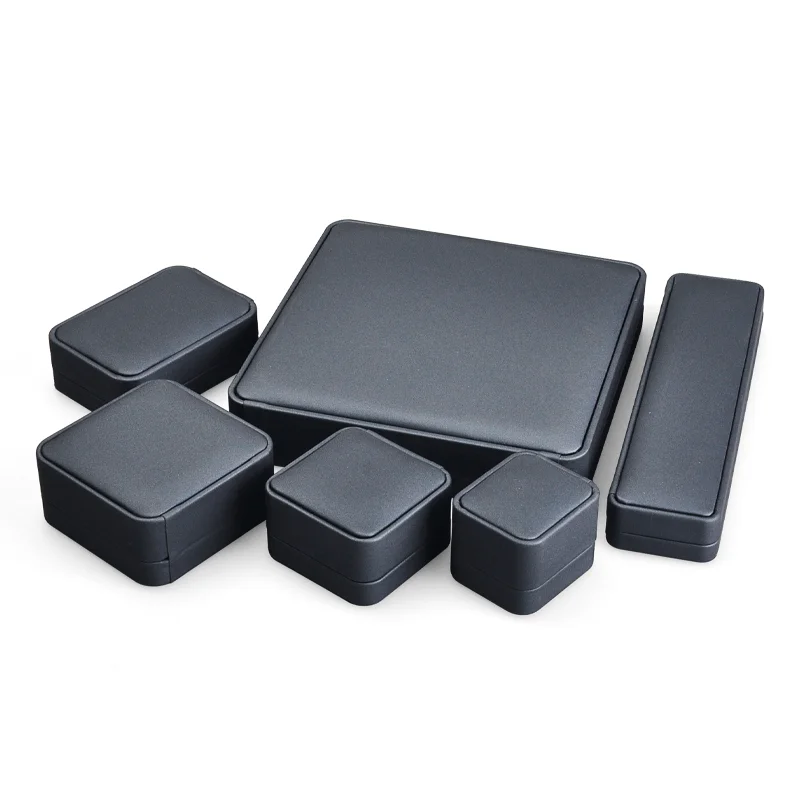 Jewelry box PU leather for ring earrings necklace pendant bracelet box jewel case storage