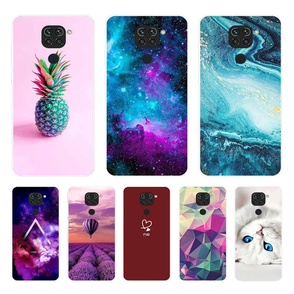 For Xiaomi Redmi Note 9 Cases Soft Tpu Phone Back On Redmi Note 9 Pro Silicon Cover Redmi Note 9S Note 9 S Bumpers Shell Funda